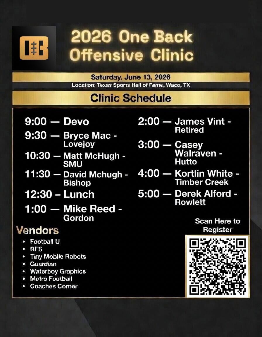 One Back Offense tweet media