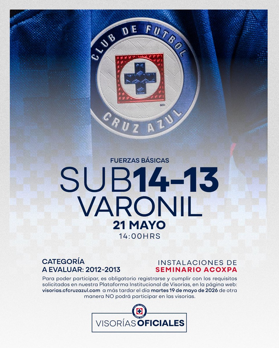 Cruz Azul Fuerzas Básicas tweet media