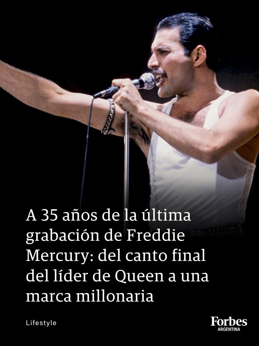 forbesargentina's tweet photo. Entre vodka, el estudio suizo y canciones grabadas contra el tiempo, los últimos meses de Freddie Mercury dieron origen a uno de los mitos más grandes del rock. Tres décadas después, Queen sigue moviendo millones entre streaming, turismo y derechos musicales.

Leé la nota completa de @pansso en https://t.co/2qFc4p7v9e