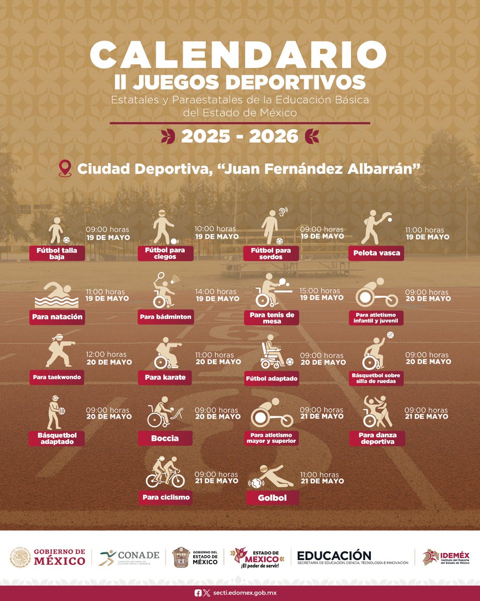 Instituto del Deporte del Estado de México tweet media