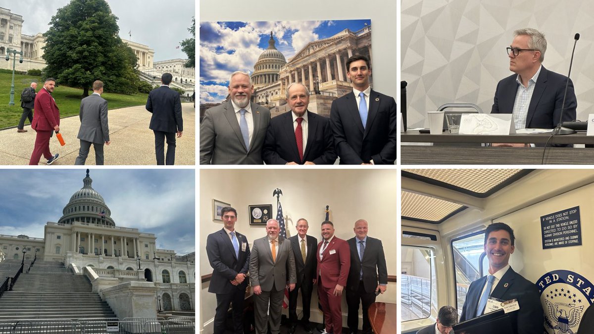 DwayneRoark's tweet photo. In DC this week for the @ACDchem Board Meeting &amp; Fly-In—engaging policymakers on issues critical to our industry and supply chains. Focused conversations included: 
• Repealing #Superfund taxes
• Strengthening #USMCA
• Advancing #rail safety
• Ensuring clarity under #TSCA https://t.co/lW7RbLEevp