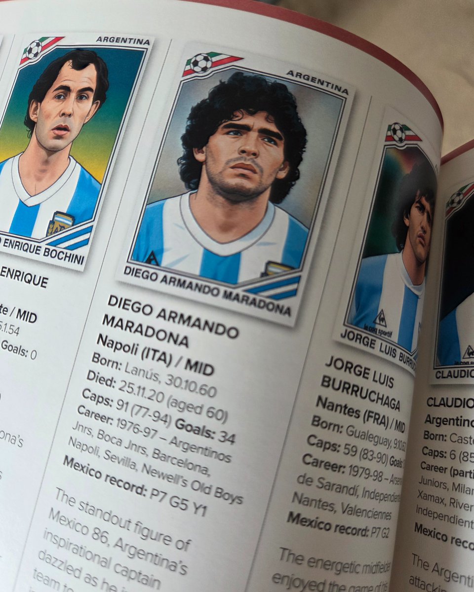 Mexico86HQ's tweet photo. What happened to the stars of your Mexico 86 sticker album? As the World Cup returns to the Azteca, The Heroes of Mexico 86 book tells the full story of those players you swapped and stuck in 40 years ago. Get yours today... or casually mention it before Father's Day! 👀