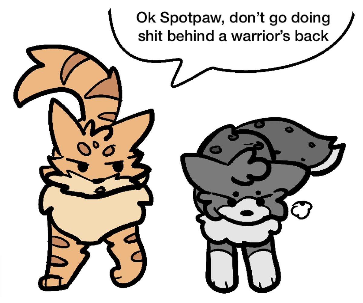 RayTheJayOwO's tweet photo. I was recommended a continuation with Lionblaze and Spotfur https://t.co/HefnSwTrwz