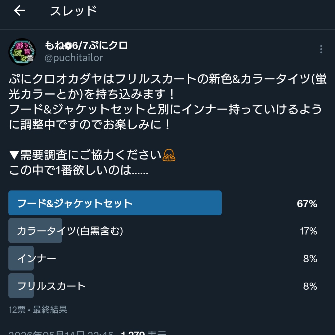 もね❁6/7ぷにクロ tweet media
