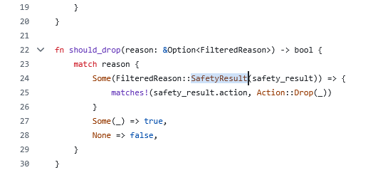 mmtchi's tweet photo. Tout le monde va vous sortir son analyse sur comment sauter à travers 3 cerceaux pour rendre vos posts visibles dans l'algorithme X mais il n'y a qu'une chose intéressante:

si votre post est marqué comme "unsafe" ou  "SafetyResult", c'est foutu. Il sera désamplifié⬇️
Votre post peut être marqué comme "unsafe" (non sûr pour du placement publicitaire d'après ce que je lis du code) si brand_safety_verdict est à MediumRisk.

Et comment on peut voir la définition enum de MediumRisk? Ben on ne peut pas, elle n'est pas opensource. Elle est dans xai_home_mixer_proto qui n'est pas trouvable dans la source Rust du repo.

On voit aussi quelques filtres de visibilité comme
home-mixer/filters/vf_filter.rs qui mentionnent une baisse de visibilité (should_drop, faire tomber votre post). Il inclut FilteredReason::SafetyResult.
Et vous savez quoi?
La définition de SafetyResult, c'est aussi dans un enum non visible dans le code source lisible en rust.

Donc merci Elon, mais ça ne sert un peu à rien. Si quelqu'un a mieux je prends.