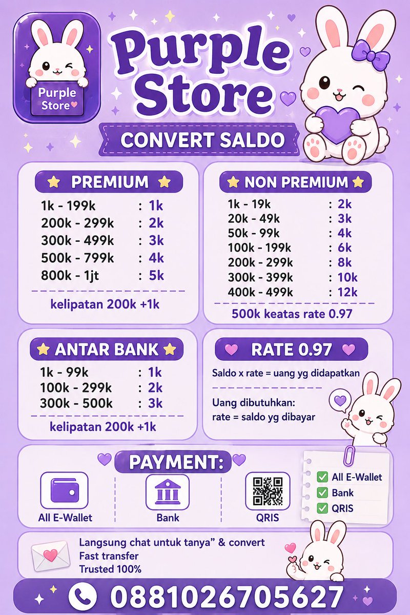 backup Purple🫧 Order WA • mt after dm • 3k+ testi tweet media