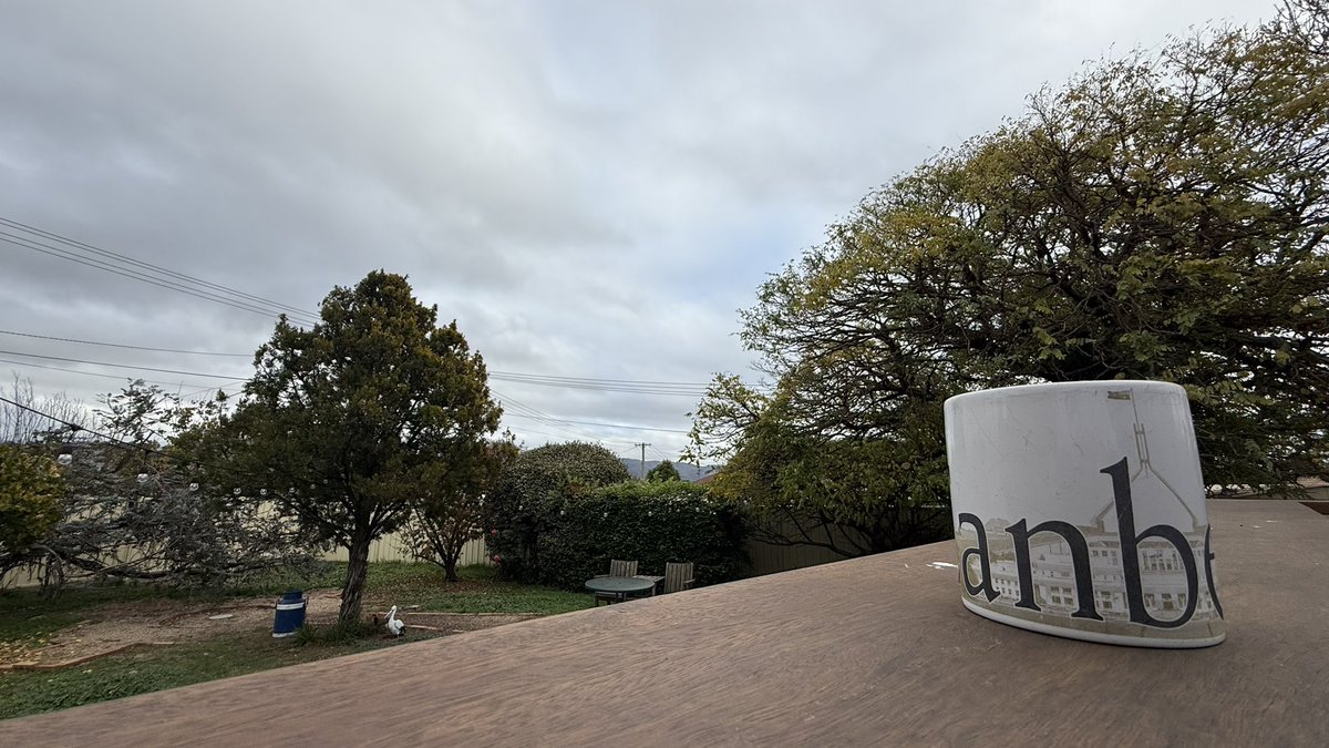 wapple15's tweet photo. Good morning #Canberra with 20 shades of grey & my #CoffeeView โ๏ธโ๏ธ https://t.co/aX9rfrHLGZ