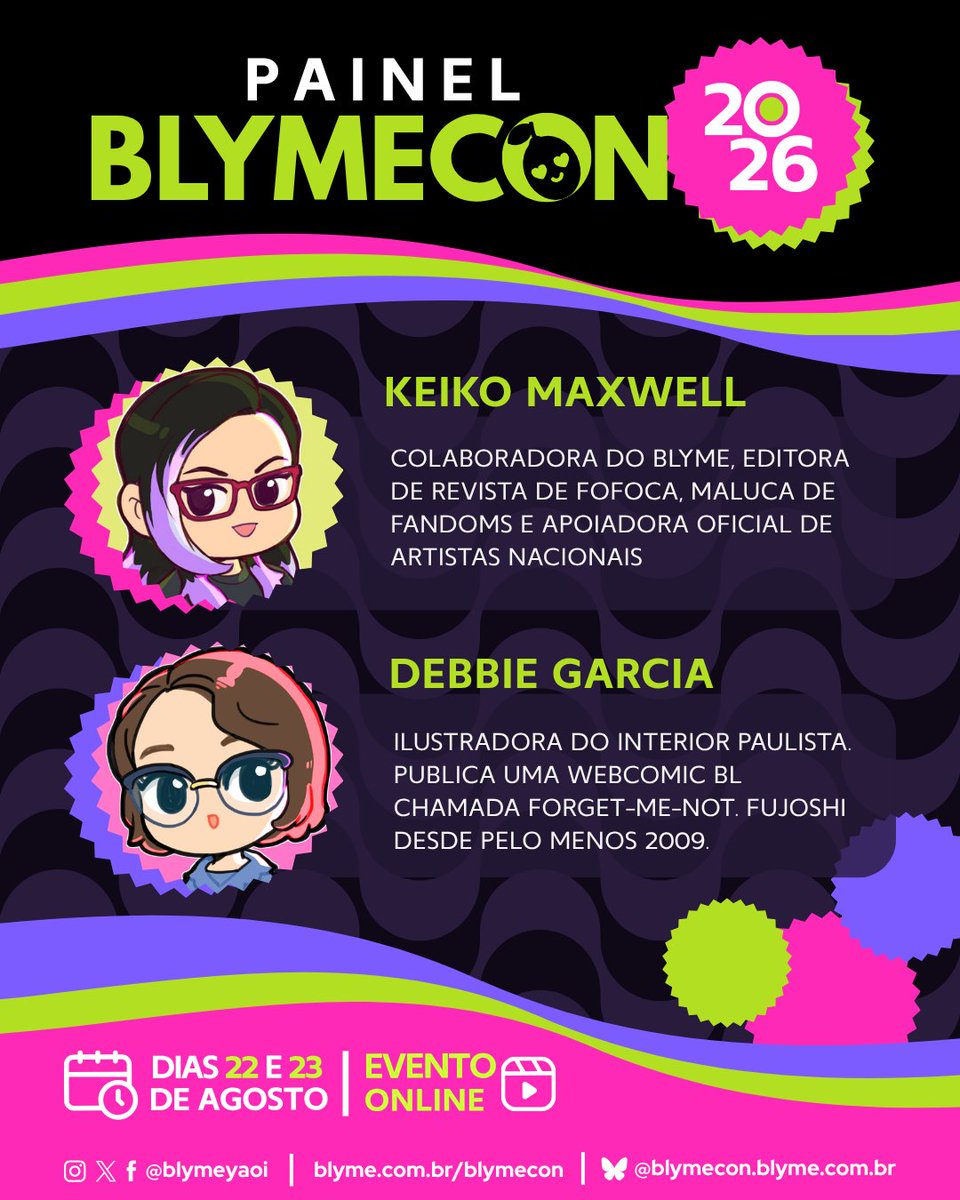 Blymecon 💚 22/08 e 23/08 tweet media