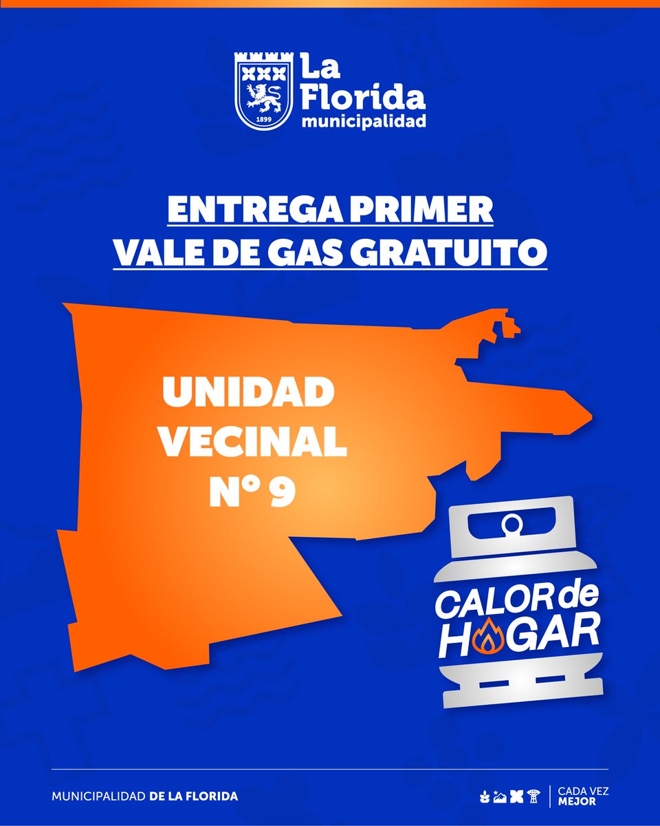 MuniLaFlorida's tweet photo. ¡Mañana comenzamos la entrega de los vales para gas! 

Este sábado 16 de mayo estaremos repartiendo el primer vale en la Unidad Vecinal 9.

👉🏼 Recuerda que puedes revisar los mapas en mejor calidad en https://t.co/QST6229hZd 

En La Florida sabemos lo que es el #CalorDeHogar ❤️‍🔥 https://t.co/yt0kil596O