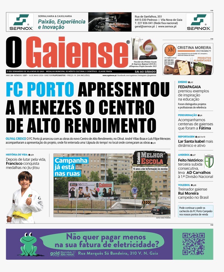OGaiense's tweet photo. Edição 1257 - 16 de maio de 2026 https://t.co/0vGWfl0fbx