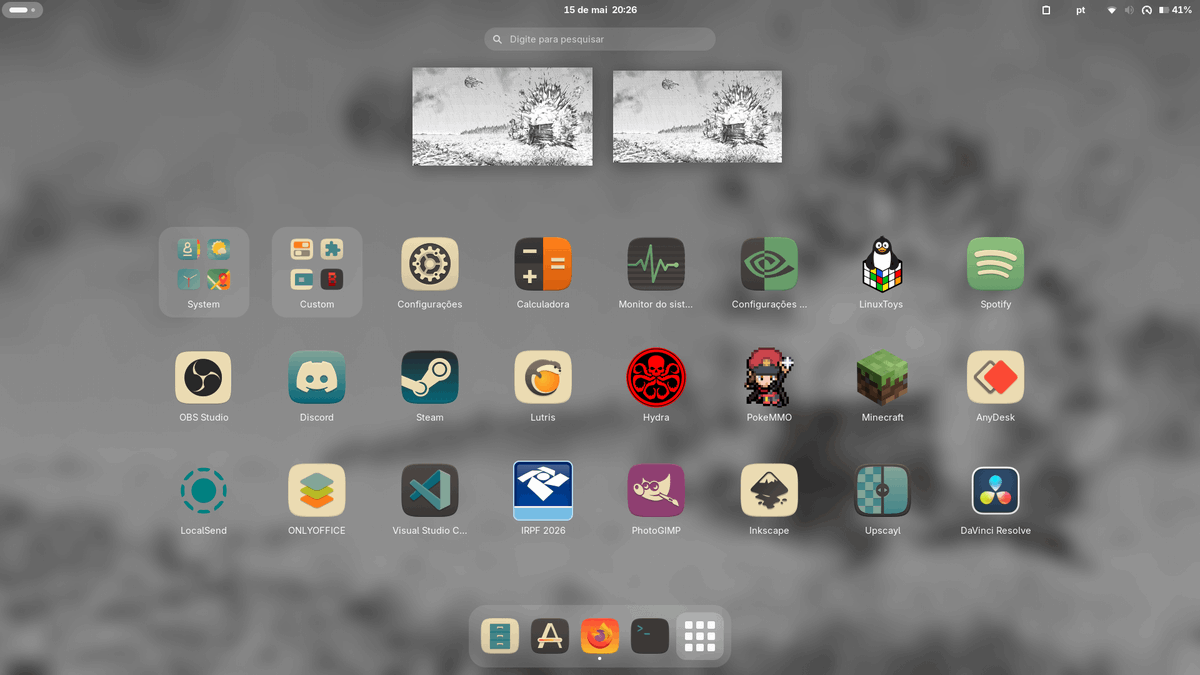 [GNOME] Minimalist Rice focused in workflow Link: https://t.co ...