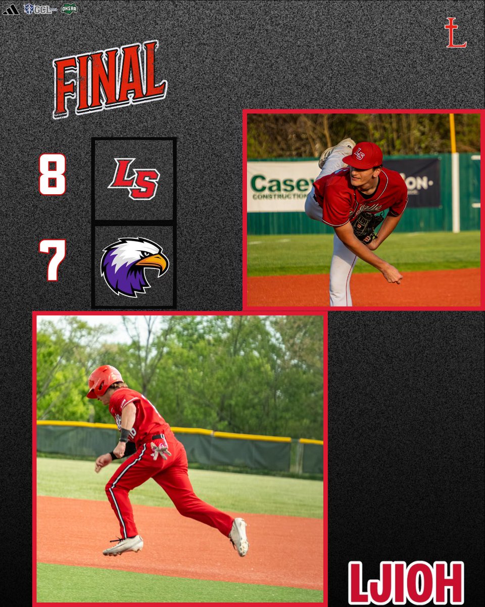 LancersBsb's tweet photo. Lancers win a close one @ CHCA tonight.
Next: Regular Season Finale @ Little Miami
📆 5/19
⏰ 5 PM
#LancerBaseball #LJIOH #PlayLike4 #Brotherhood https://t.co/yqdQZJJIWa