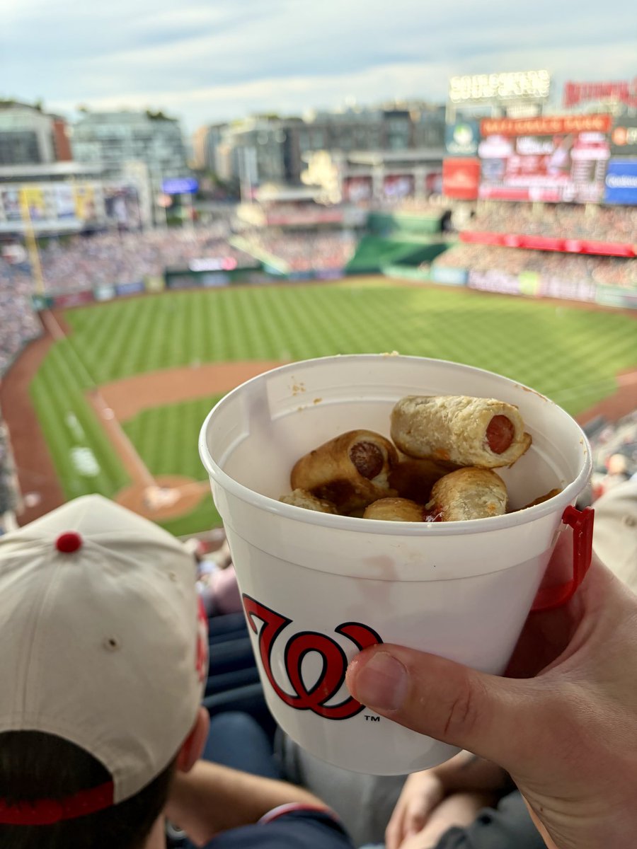 DMVdining's tweet photo. Bad day to be a hot dog. 

Nats also selling pigs in a bucket… 

🌭🌭🌭🌭 https://t.co/hRWBwshbF8