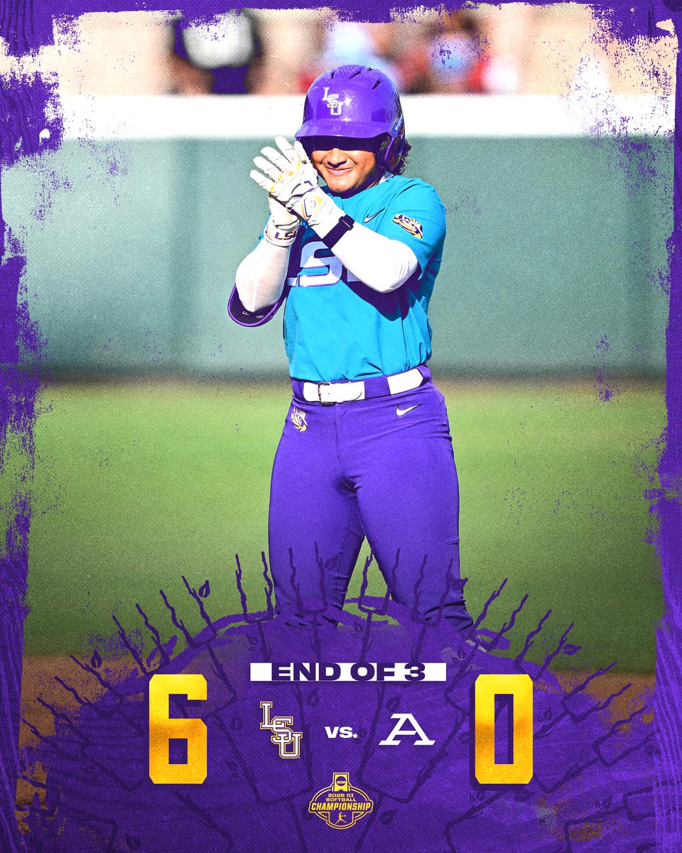 LSUsoftball's tweet photo. Playing our game ‼️ https://t.co/GAKUTFFuFW