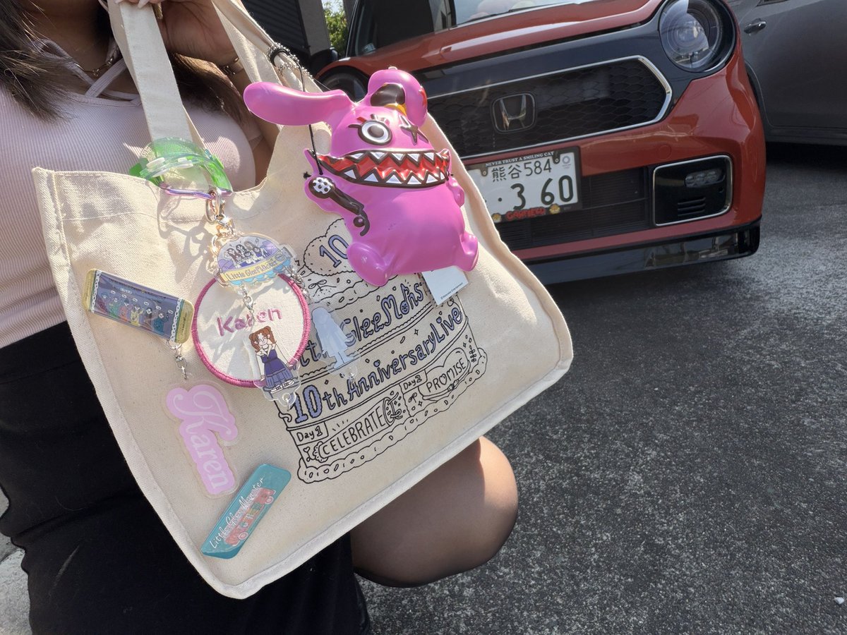 よし！Zepp Haneda向かうぞー！ 今日もよろしくねN-ONEちゃん🥰 かれん