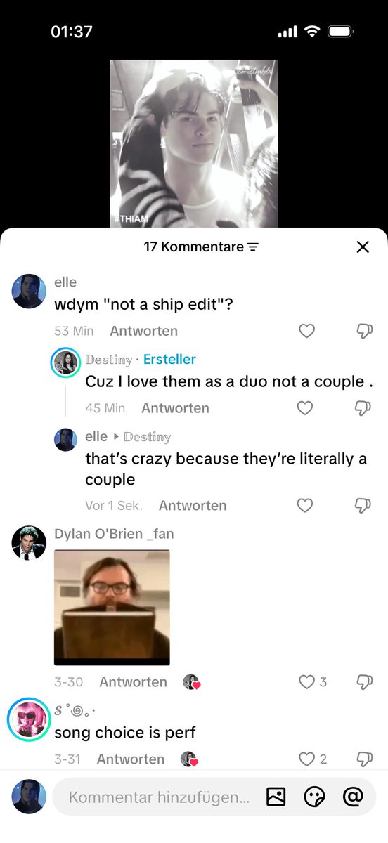 elle (cody is NOT bald!) tweet media