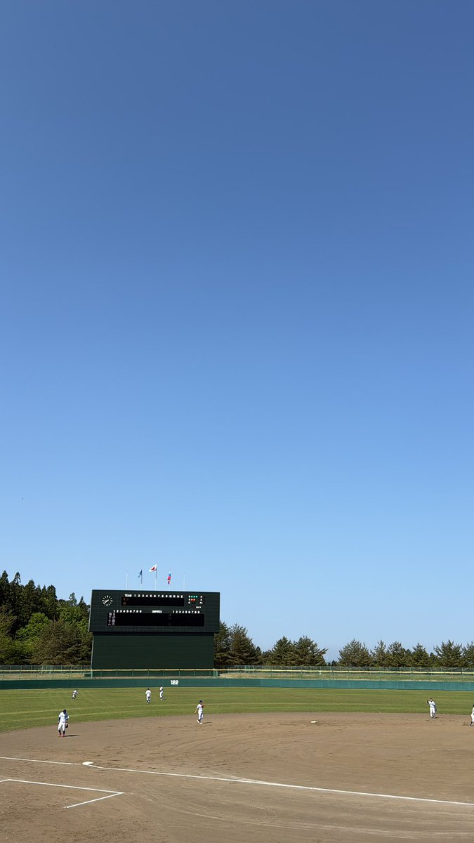 hysj's tweet photo. 何年振りの琴丘⚾️
天気良くて最高！

#都市対抗予選秋田県大会
#社会人野球 https://t.co/mPPPPYtkKN