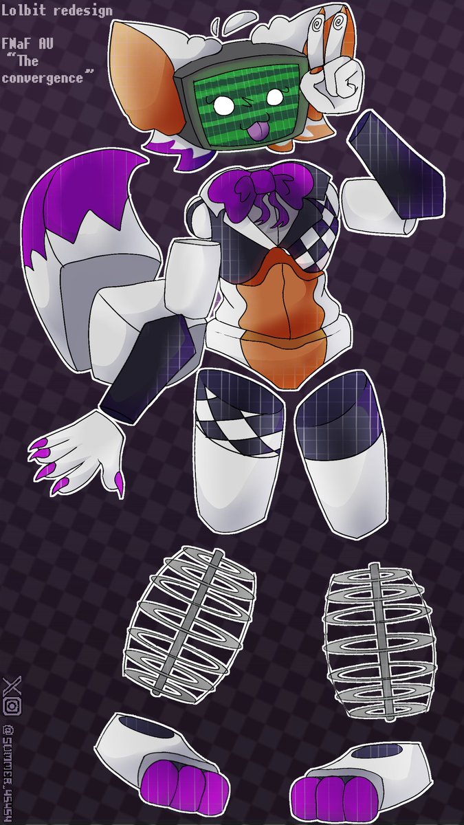 MHMMMMM, WHO AM I MODELING????? 👀 Hihihihiihihihih #fnafau