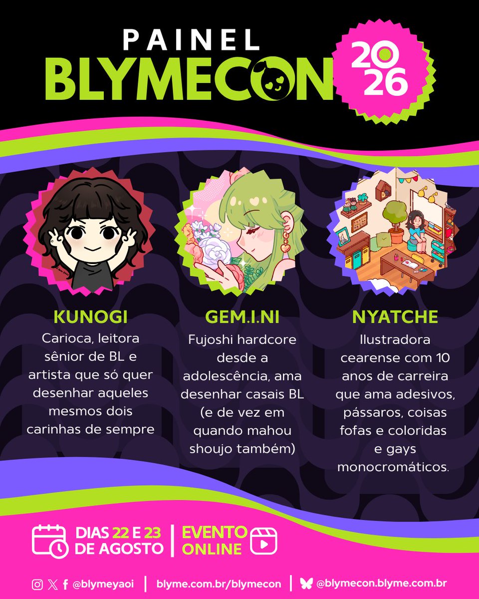 Blymecon 💚 22/08 e 23/08 tweet media