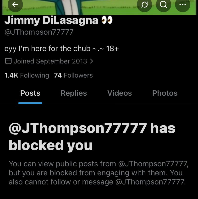 hurtflutter's tweet photo. @JThompson77777 @flutterjoshi It “raises eyebrows” that you conflate stories of sfw queer romance to porn fuel for masturbating to! Meanwhile your obvious fetish content is plastered all over your profile, showing ur personal interest rules you. Nice block btw! Couldn’t take what you were dishing I guess :-) https://t.co/uzxt2mo8B4
