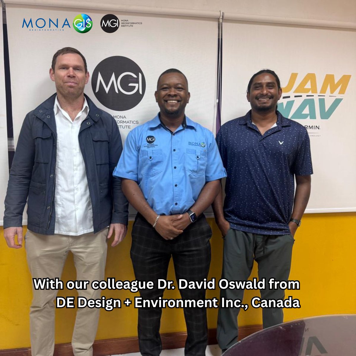 MGIMona's tweet photo. MGI is advancing Nature-based Solutions (NbS) Pilot for Kingston under the Euroclima Jamaica Country Action Plan. In April 2026, we hosted NbS expert Dr. David Oswald (DE Design + Environment Inc.) for field missions. Working with  UNDP &amp; the EU
#SustainableCities https://t.co/wTnh9kZcwF