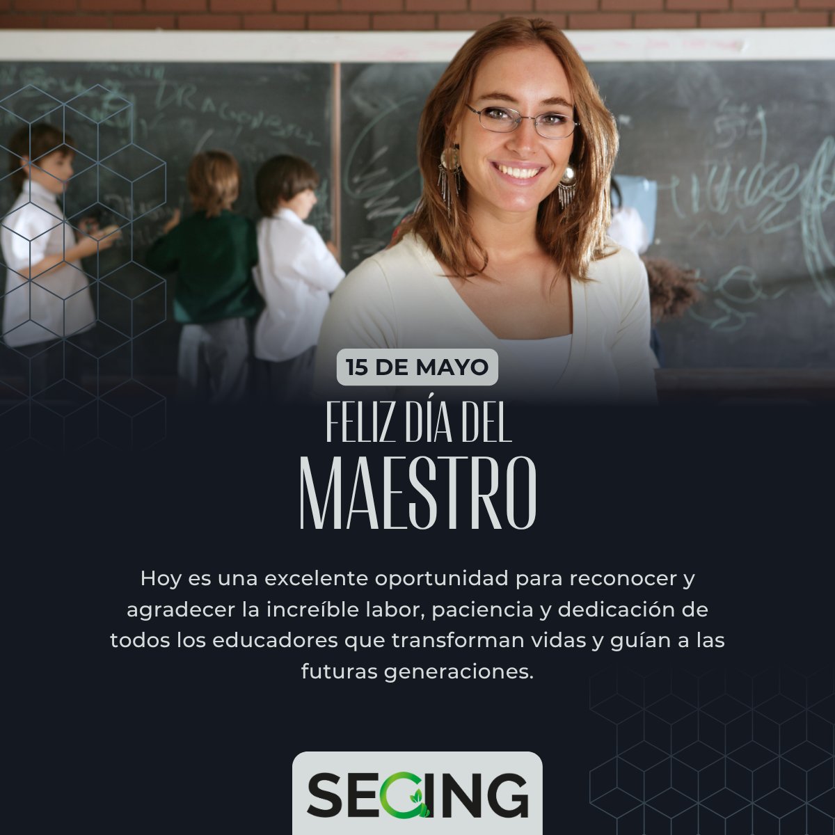 energiasecing's tweet photo. "Un gran maestro no solo transmite conocimientos, sino que inspira la grandeza, la curiosidad y los valores que transforman a una sociedad. Gracias por su impecable labor, dedicación y por ser el pilar fundamental en el desarrollo de futuras generaciones. ¡Feliz Día del Maestro!" https://t.co/mqaKJ6Ah1U