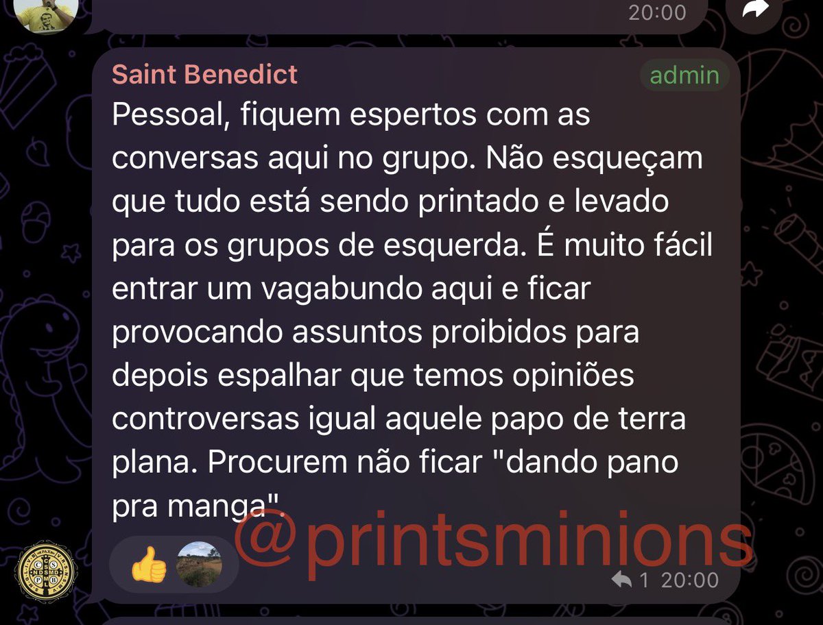 Prints bolsonaristas tweet media