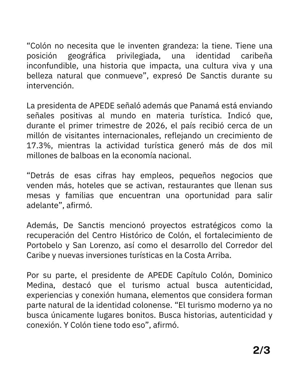 APEDE tweet media