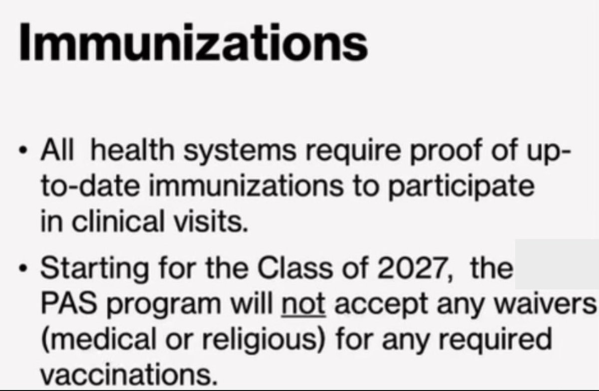 TeamRealityCT's tweet photo. @RandPaul @annmforti And it’s been years fighting the mandates for the Covid shot
1000s of young adults are forced to take to enter the healthcare field — some programs boldly state NO exemptions
A shot they do not need and is likely causing harm
Do something. Please. 🙏
#StopTheMandates https://t.co/OygV7ddQhq