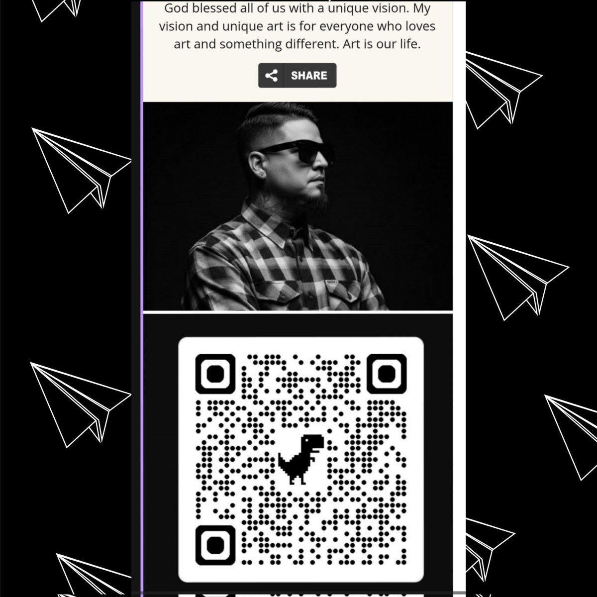 AZOriginal89's tweet photo. I advanced over to the top 20. This is round two. Please help keep me in the second round top by scanning the QR code and voting for me. Thank you https://t.co/HW7Uo1bABr