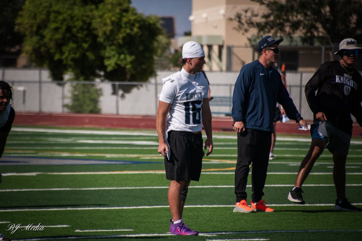 BJMedia1's tweet photo. Frames from spring ball stop #24 at Higley📸

Key returners for the Knights include:

- 3⭐️ ‘27 DB Nas Eason
- ‘27 LB Brysen Wilkinson
- ‘27 LB Dax White
- ‘27 ATH Anthony Palka
- ‘27 OL Braiden Villalobos
- ‘27 DB Elijah Soanes
- ‘27 WR Allan Turner
- ‘27 WR Landon Banks

(1/2) https://t.co/NaCjhiGdto