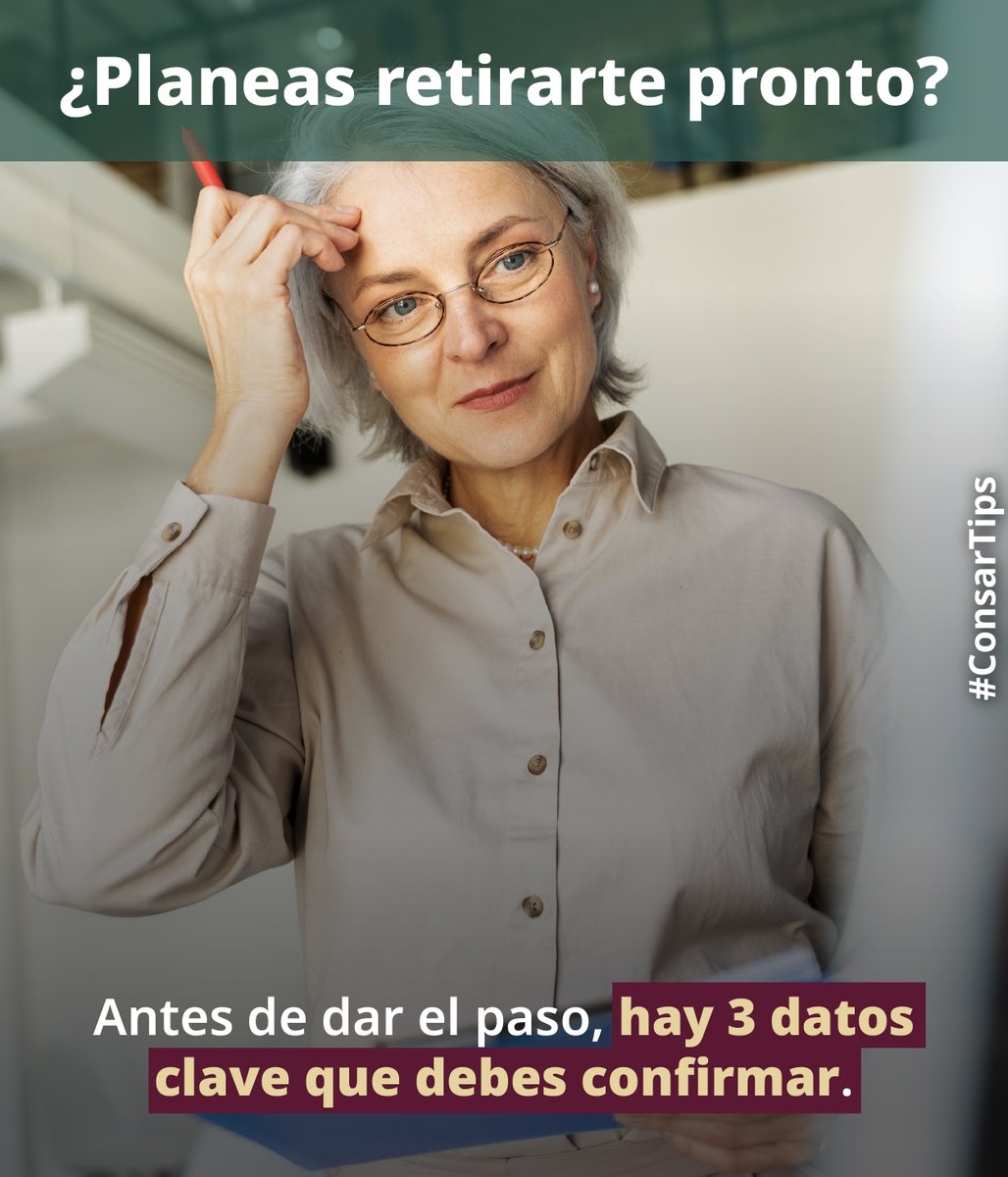 CONSAR_mx's tweet photo. ¡El retiro es el comienzo de una gran etapa! ✨ Planear con tiempo es la mejor forma de asegurar que el tiempo en que disfrutes tu pensión sea tan gratificante como tu vida laboral. 💼🌅
Para más info👇
https://t.co/KtTU51uT1B
#ConsarTips https://t.co/VvEbaUHXmM