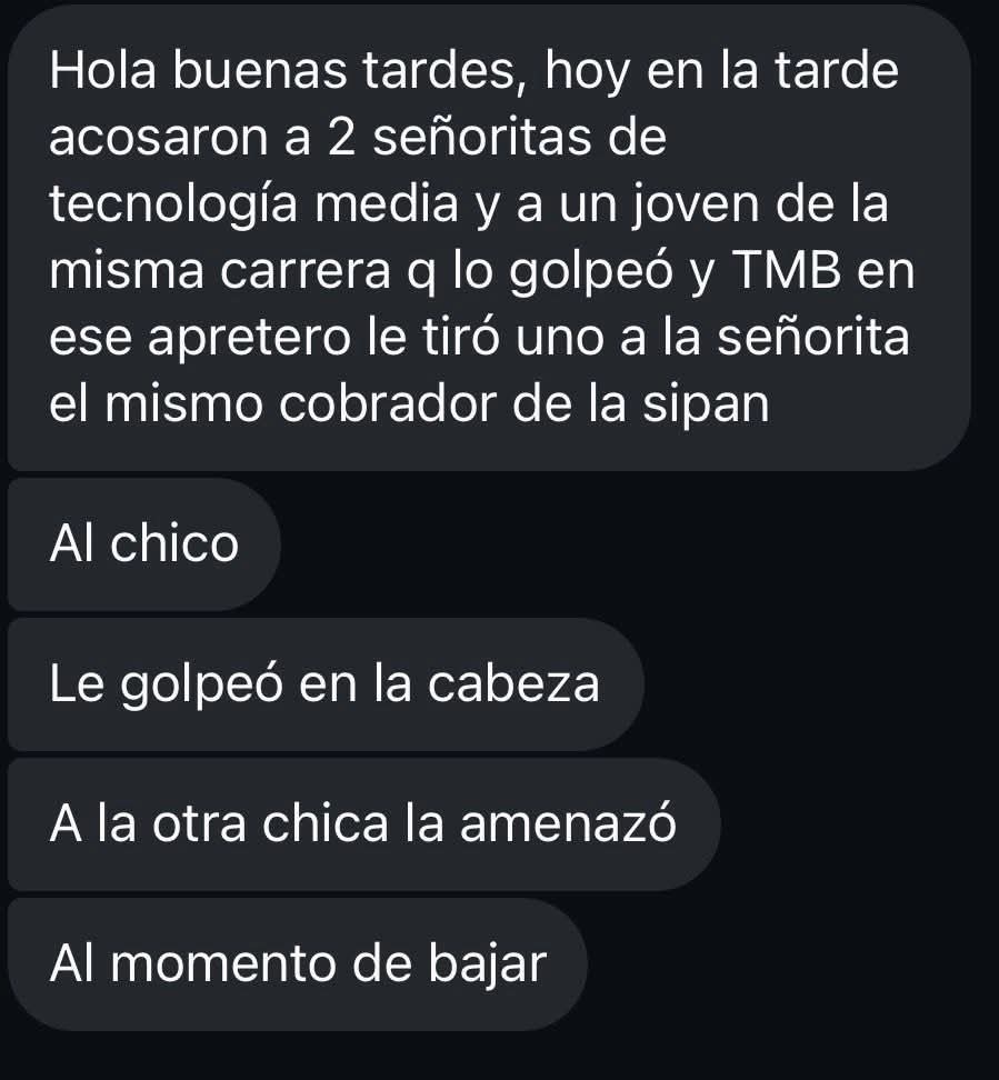 edisonral's tweet photo. #NOSESCRIBEN: 

#Chiclayo: "¿Dónde están las autoridades  de la municipalidad? 

En vez de estar durmiendo en la calles escondidas, deberían ver la seguridad de la ciudad. No solo en la universidad Sipan, sino en la UCV y San Martín. Ahora ya es costumbre... 

1/2 https://t.co/2Bvx9bCDZ6