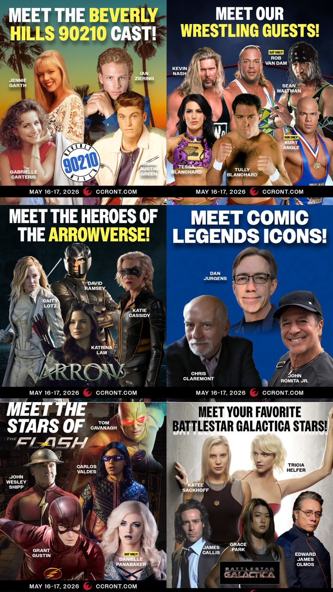 ParksAndCons's tweet photo. We’ve hopped over to the Ontario Convention Center, where @ComicConRvltn is set to have its biggest weekend yet &amp; we are previewing it! #CCRONT #CCRONT26 https://t.co/zsfY0QbIRE