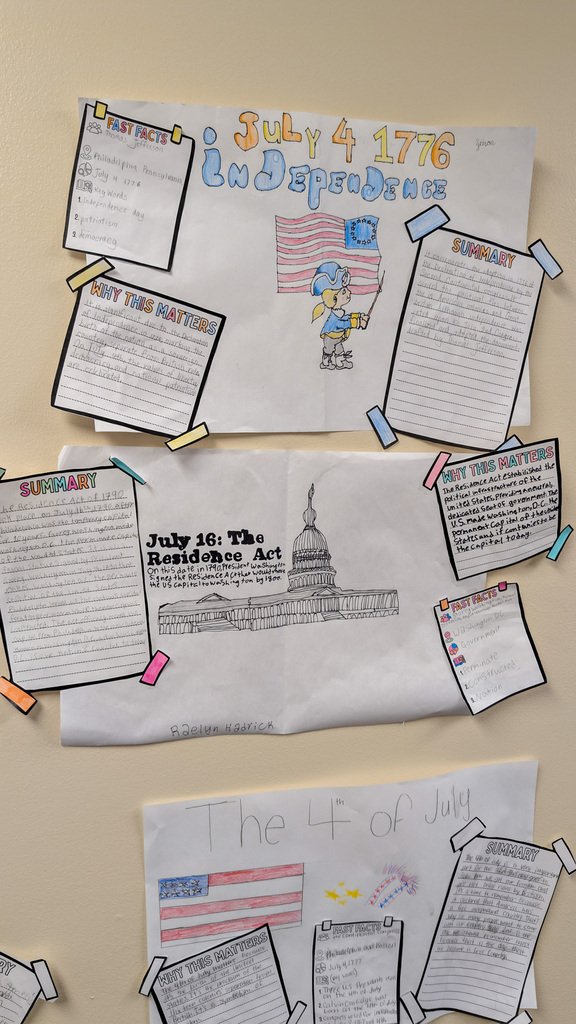 AberdeenHMS's tweet photo. On Friday, Holgate Middle School celebrated America’s 250th birthday with an Eras Day! HMS students journeyed through every era of American history during a day full of activities, learning and celebration! ❤️🤍💙 More pictures: https://t.co/dNclUKmZ15 https://t.co/HXpdurWJqs