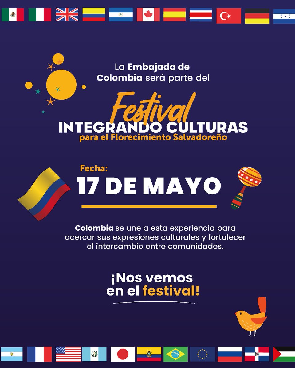 Embajada de Colombia en El Salvador tweet media