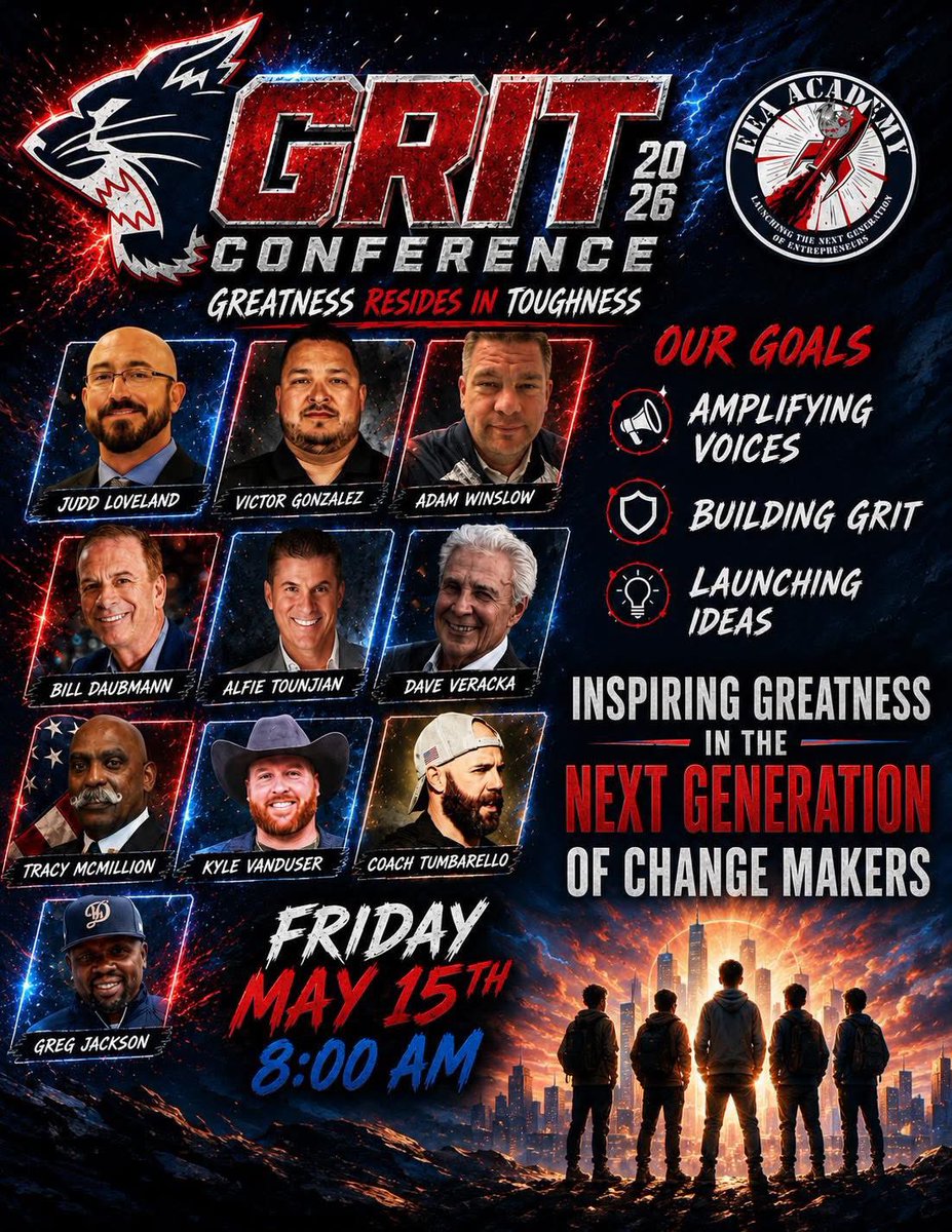 EdMathews's tweet photo. What an inspiring day at Estero High School!

Big thanks to Kevin Schell and the Entrepreneurship Academy for hosting today’s powerful GRIT Conference. Community leaders stepped up to share with our students how real success is built — not by easy wins, but through character, resilience, and overcoming challenges.

Grateful for events like this that pour into the next generation. The future is bright!

#GRIT #EsteroHigh #EntrepreneurshipAcademy