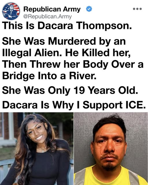 Sofia50020Sofia's tweet photo. Dacara is why I support ICE 🇺🇸 https://t.co/sRRYY0zPeC