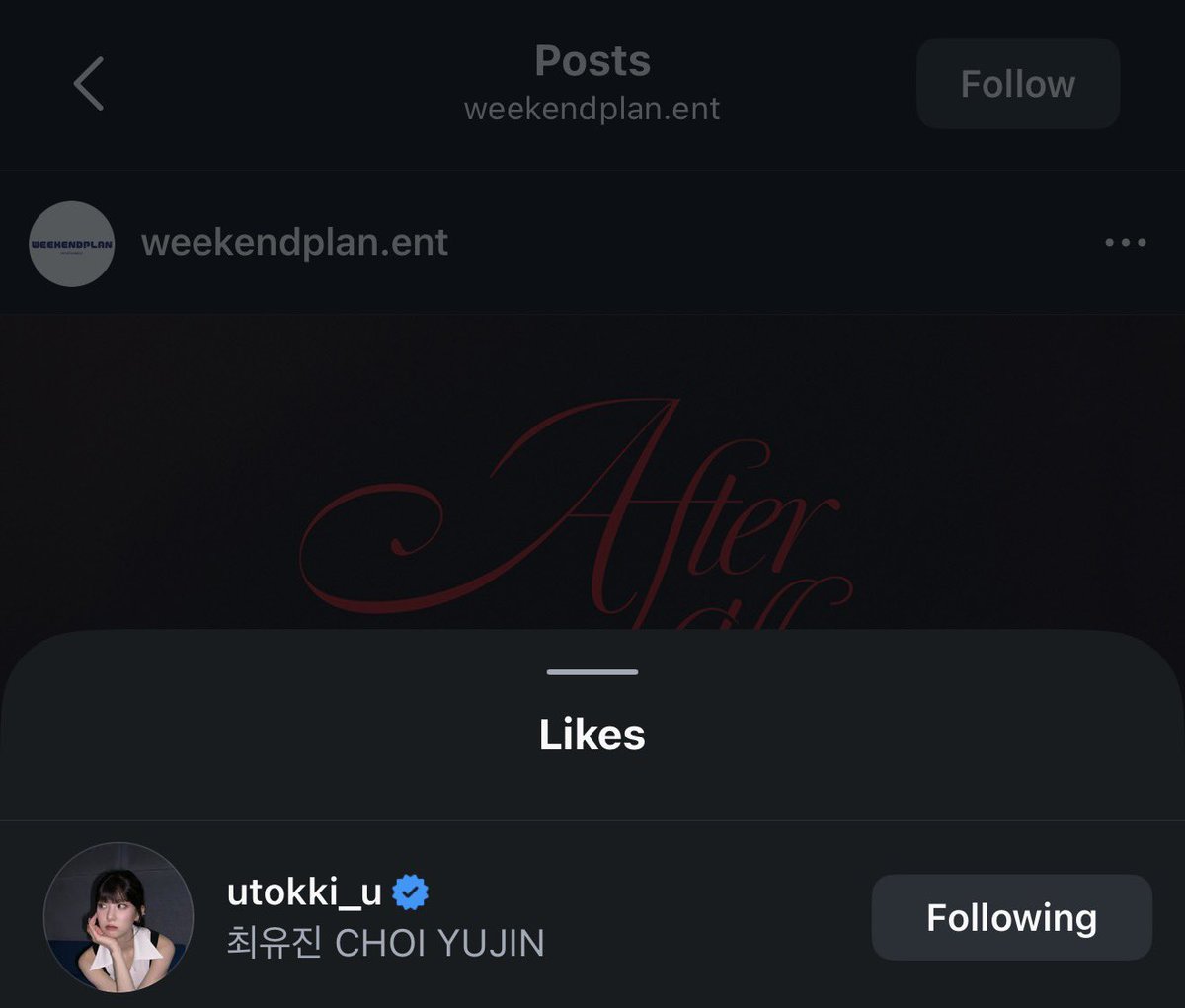 coloredseung's tweet photo. the company who is apparently organizing the clc concert follows clc on ig. yeeun, sorn, seunghee and yujin have all liked the post too https://t.co/j5X8e8zJrj