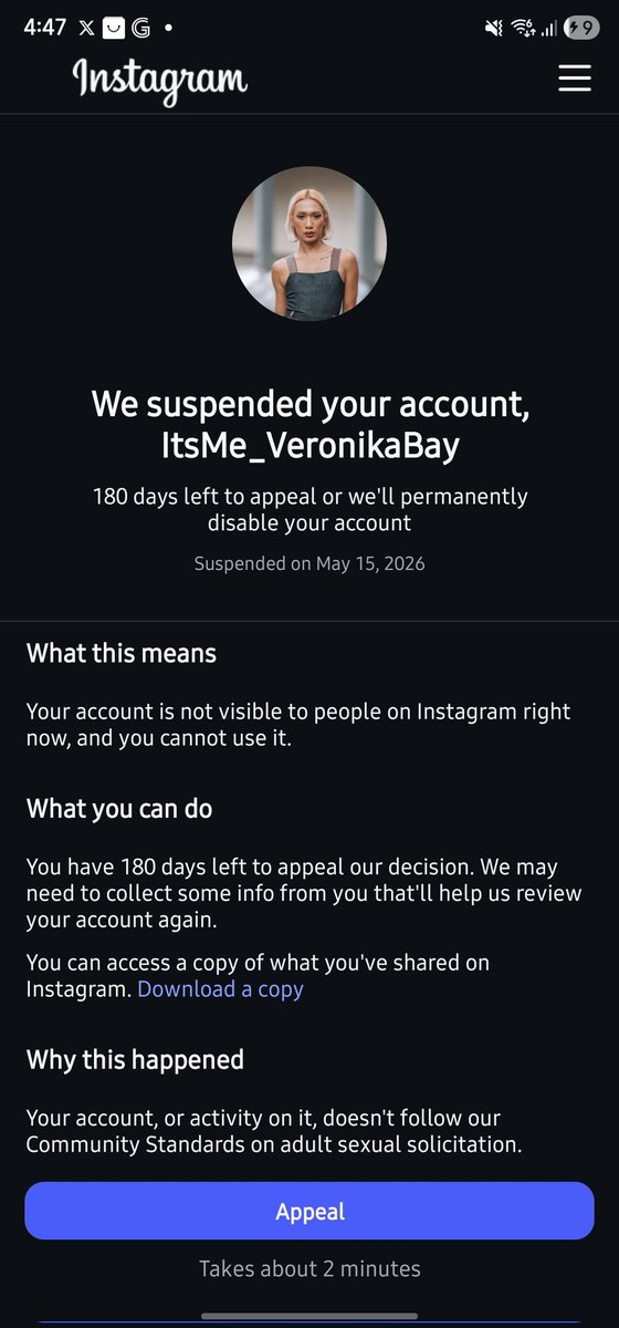 VeronikaBayy's tweet photo. Omg!! Im so tired about it. I already lost one account on Nov last year. And this gonna be happened again for new account ?? 🙄🙄 https://t.co/r9NC6VKRU4
