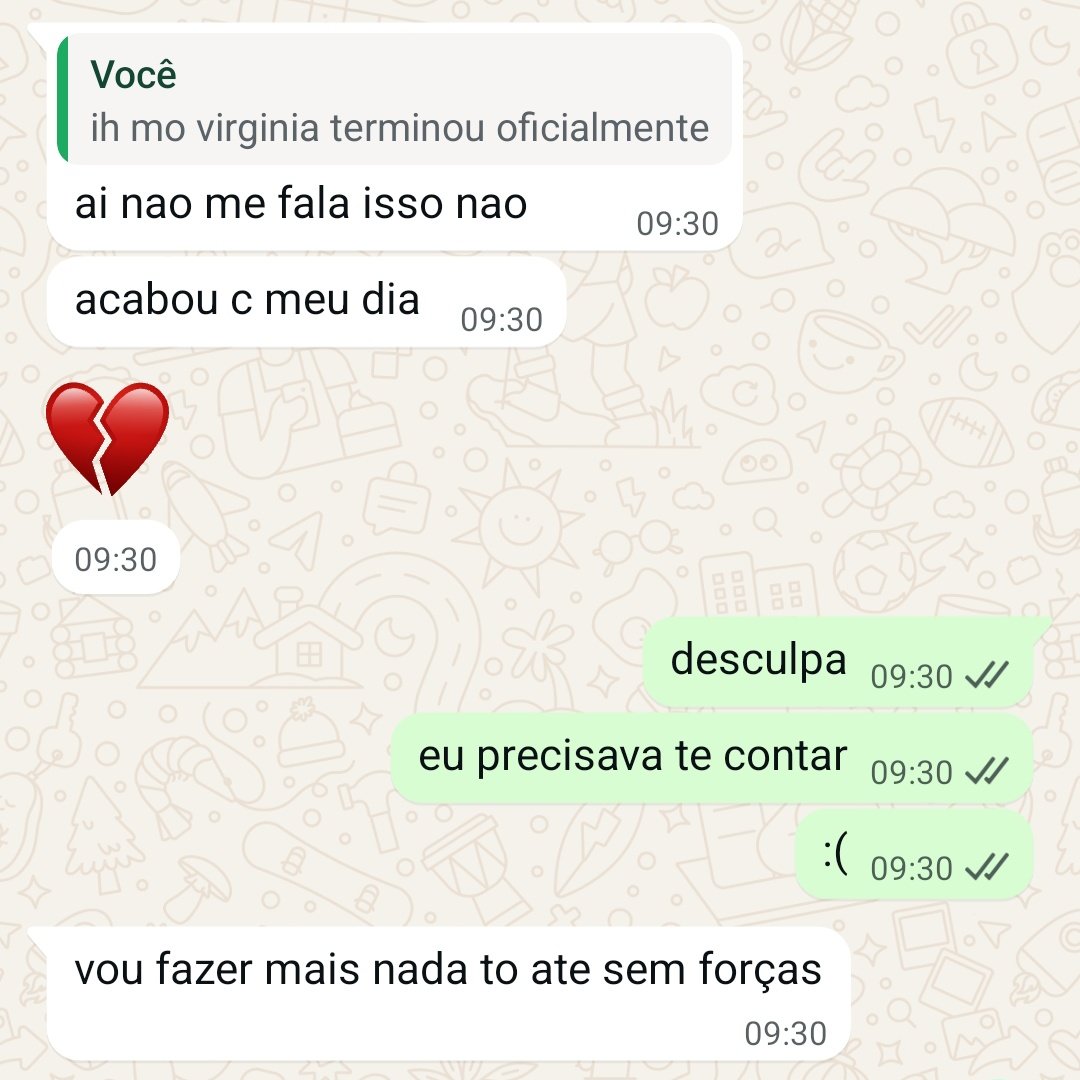 lucfiier's tweet photo. reação da minha namorada qnd contei do término dos favs dela https://t.co/GkEOQDeYjv