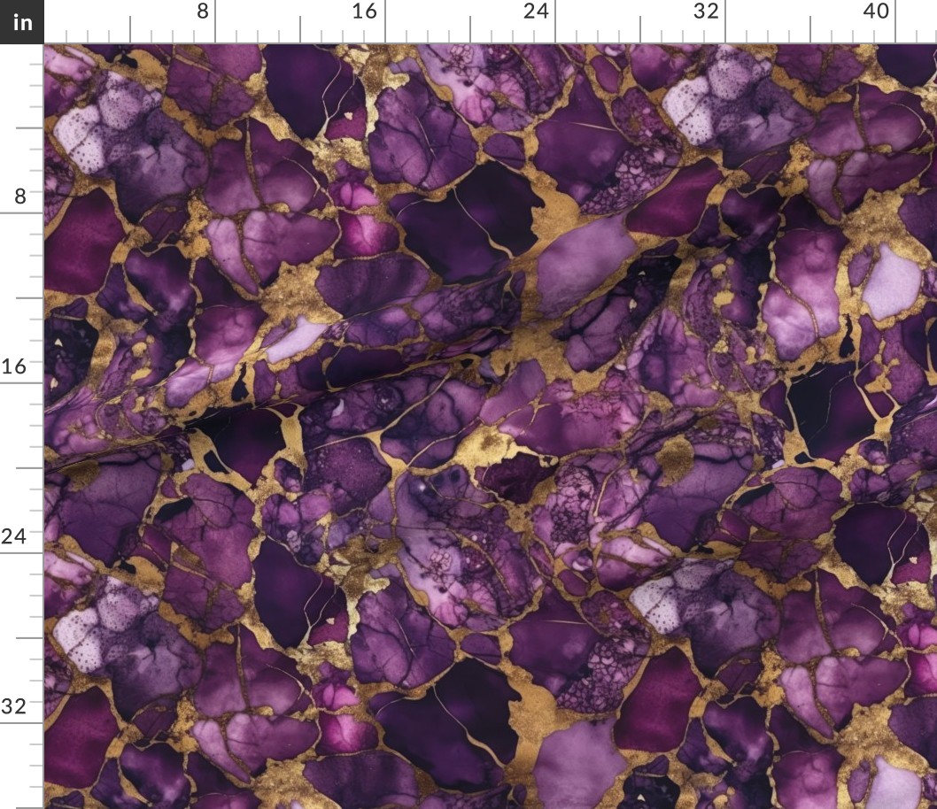 PaperandFrill's tweet photo. Amethyst and Gold Alcohol Ink 4 Fabric

Swirls of amethyst, purple and metallic gold veins make up this inky pattern...

#quiltfabric #patternfabric #fabricdesign

🔗 Link in bio to shop! https://t.co/o4iqJtCAn3