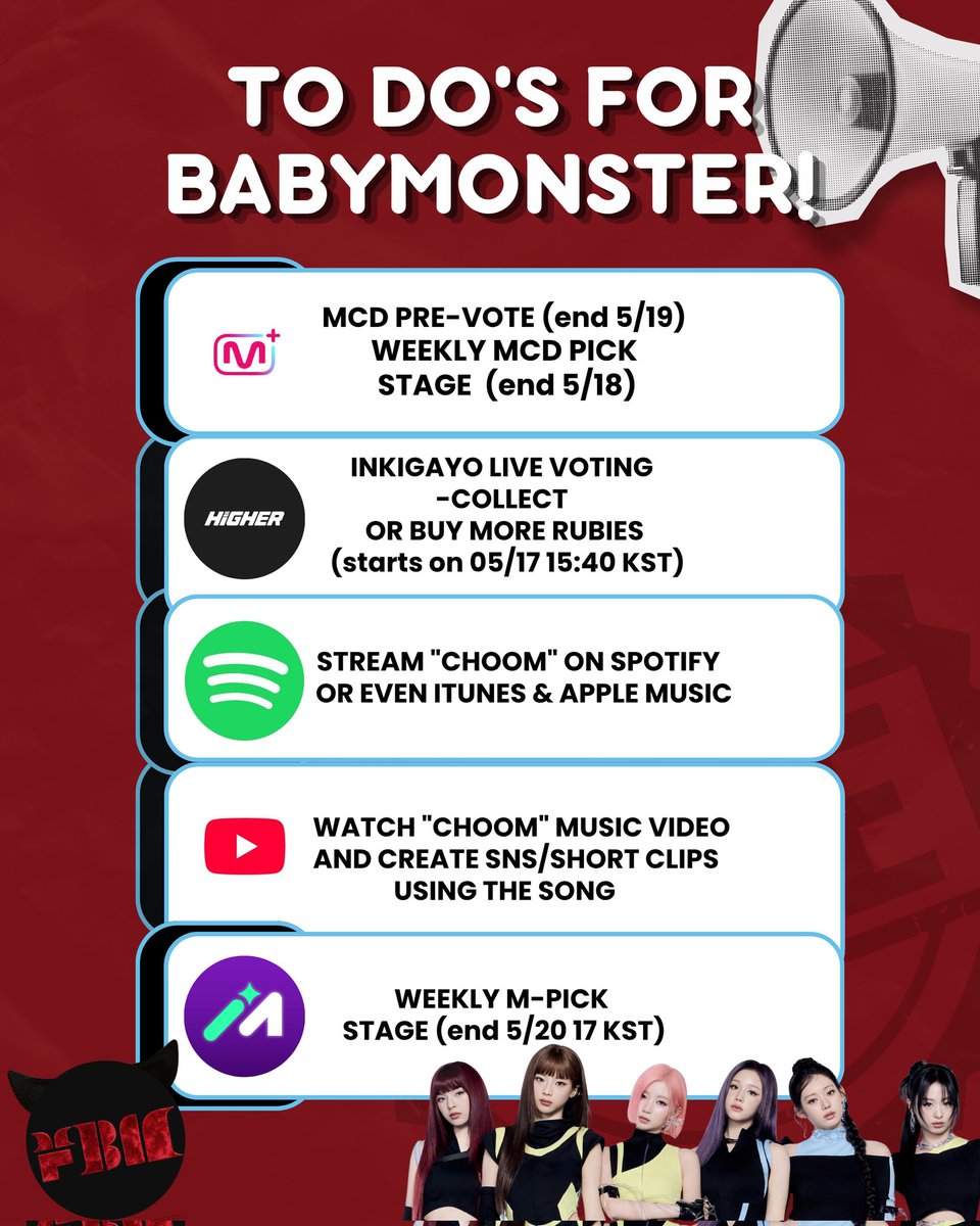 for BABYMONSTER tweet media