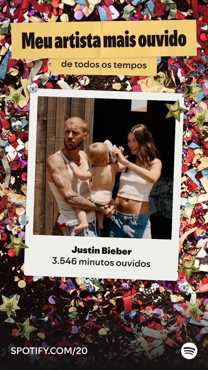 purposehb's tweet photo. Justin Bieber foi quem eu mais ouvi no Spotify desde 05/07/15. Descubra qual foi o seu artista mais ouvido na Festa do(s) (20) ano(s)!  https://t.co/1yEu80LLQb https://t.co/4bWPA4fEcW