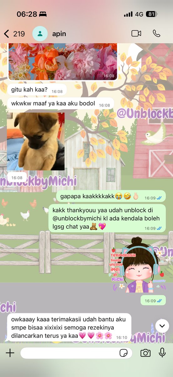 fireywork's tweet photo. unblock imei paling murah cuma di michi! only 100k-an, fast proses, full garansi dan bisa pay akhir😍🔥. 
kontak dan testimoni dibawah sinii

wa : https://t.co/1dXWjtxmi0
testi : https://t.co/WnuCHPcdo6 https://t.co/81aK9jc2RK