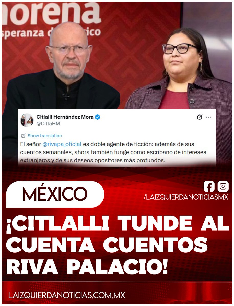 La Izquierda Noticias México tweet media