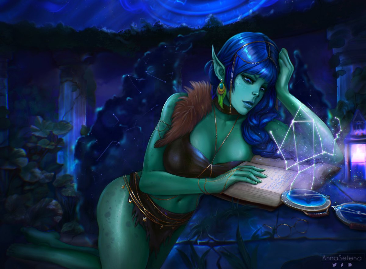 Spinalcold's tweet photo. @zetsuu_art Thanks for the chance. Here is Illiandra. https://t.co/0VHJRRdq2h