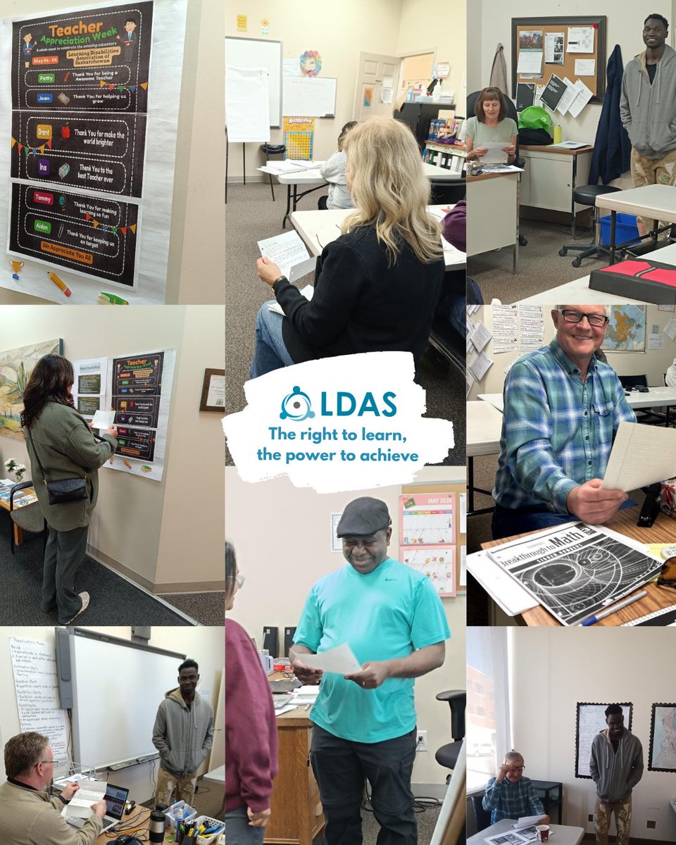LDASSK's tweet photo. Flashback Friday to Teacher Appreciation Week in our CAEC program, early this month our students took time to write personal letters to their instructors. 🩵

👉 Learn more at https://t.co/644DRYoTEc

#LDAS #TeacherAppreciationWeek #Saskatoon #Regina #PrinceAlbert https://t.co/WHNJhkkOFT