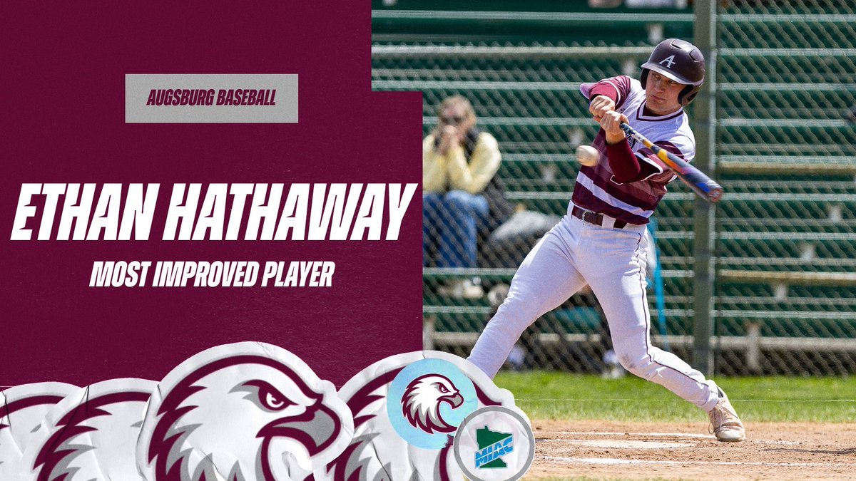 AuggieBaseball's tweet photo. This year’s Ron Petrich Most Improved Player award goes to sophomore outfielder Ethan Hathaway!

Ethan’s work ethic on and off the field is exceptional - he’s the type of player and teammate all coaches love to have in their program.

Congratulations Ethan!

#FDSA 🦅 https://t.co/wXPqhEaLEd