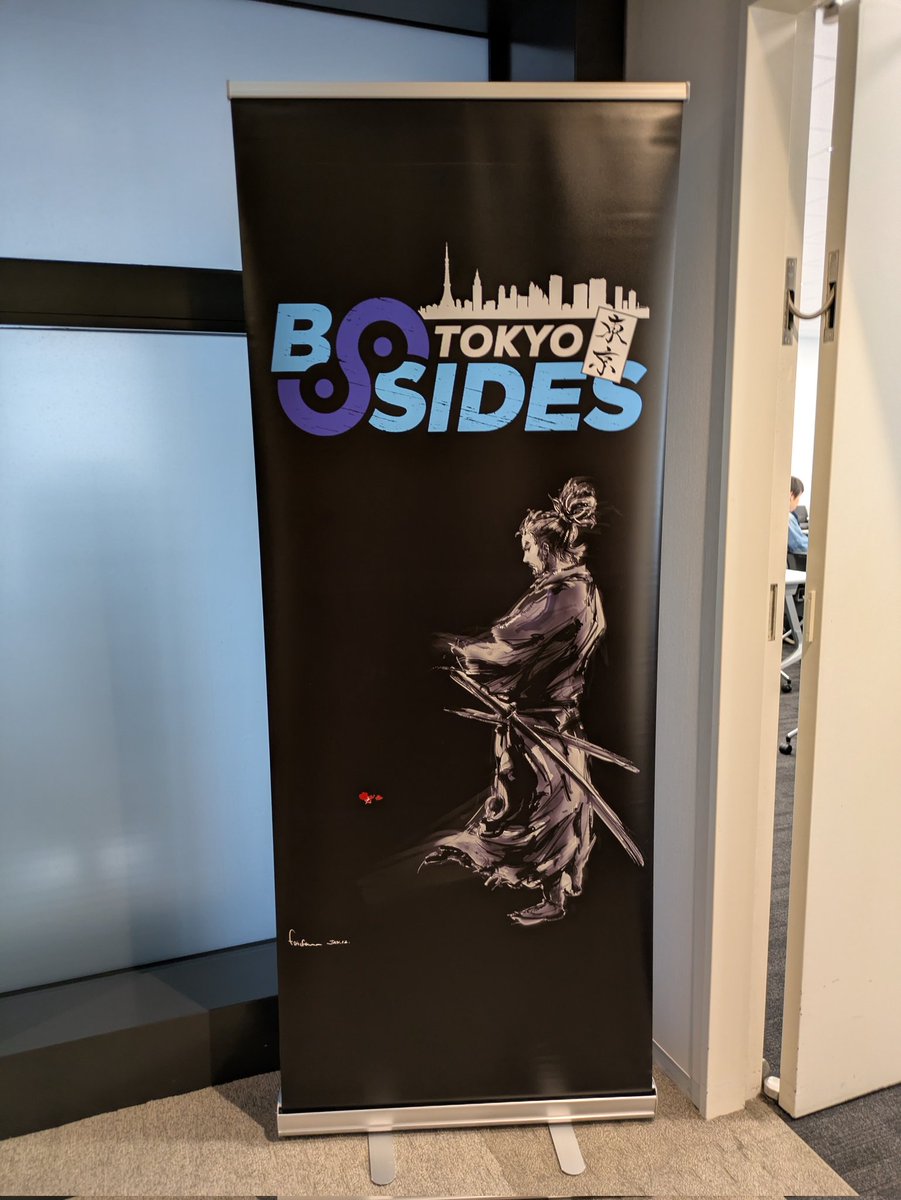 y0d3n's tweet photo. きた
#BSidesTokyo https://t.co/FHajqtLtcK